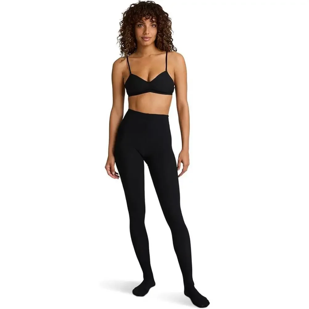 Commando Classic Tights Women's S Black Microfiber Stretch High-Waisted GBO2424